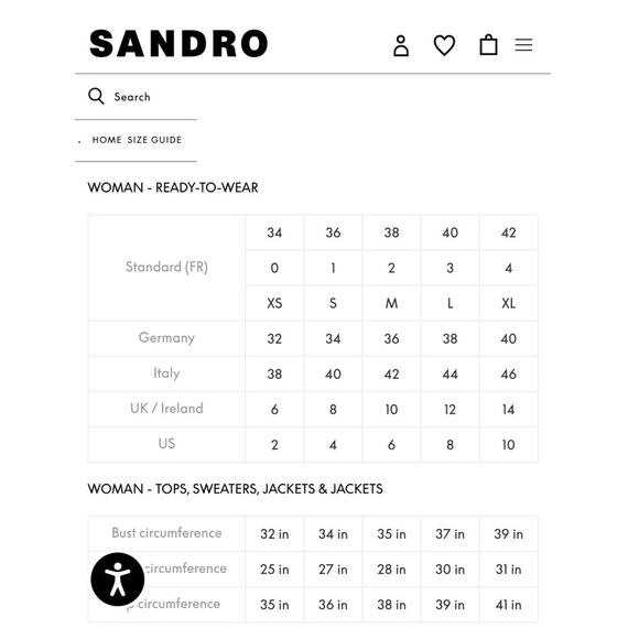 Sandro Womens Career Silk Blend Stretch Fitted Ribbed Logo Cardigan Size 4 - Picture 9 of 9